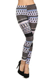 velvet footless legging