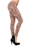 velvet footless legging