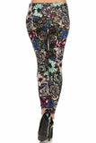 velvet footless legging