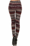velvet footless legging