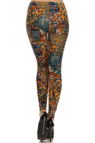 velvet footless legging