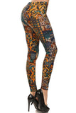 velvet footless legging
