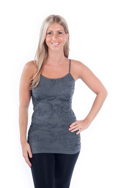 krinkle satin cami