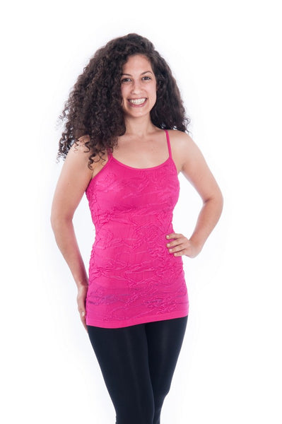 krinkle satin cami
