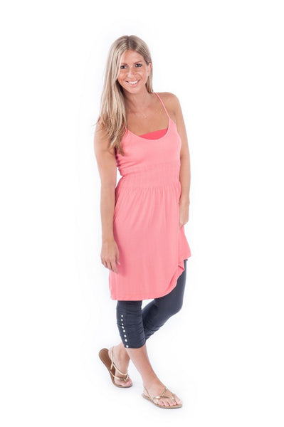spaghetti strap tunic