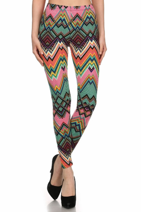 sueded solid legging