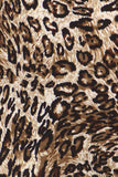 sueded brown cheetah legging