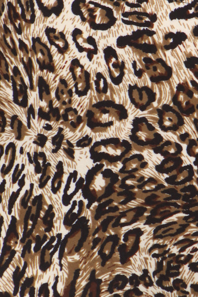 sueded brown cheetah legging