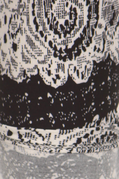 sueded b/w new lace legging