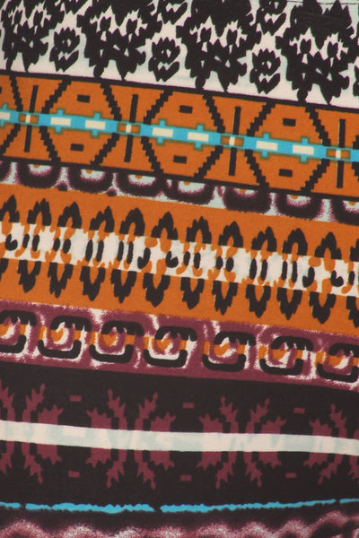 sueded tribal legging