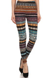 sueded tribal legging