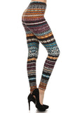 sueded tribal legging