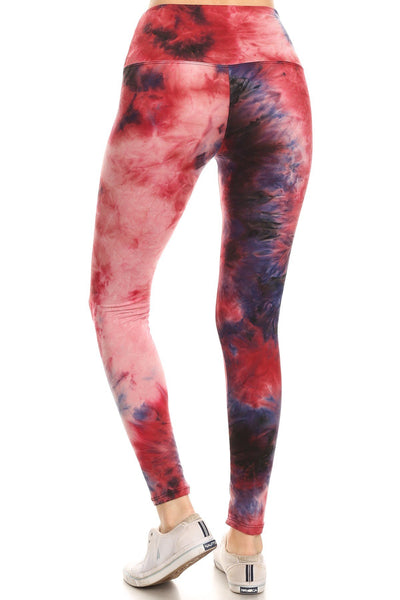 sueded high waist cora tye dye legging