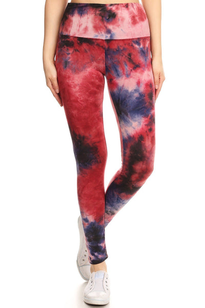 sueded high waist cora tye dye legging