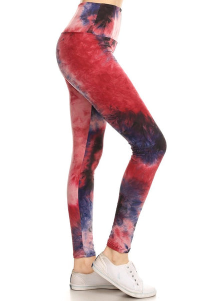 sueded high waist cora tye dye legging