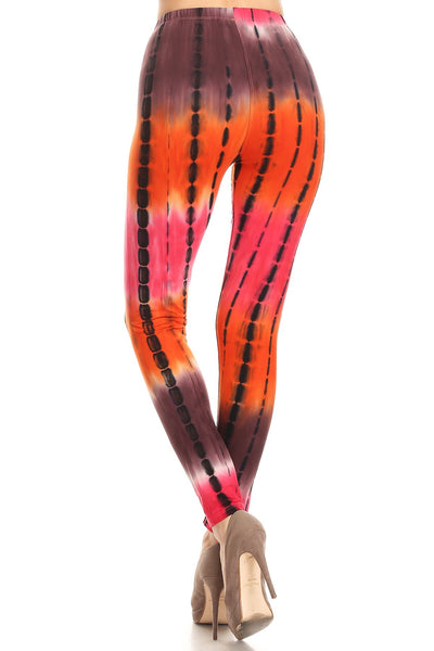 sueded coral ombre legging