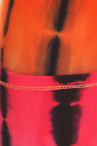 sueded coral ombre legging