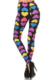 sueded candie hearts legging
