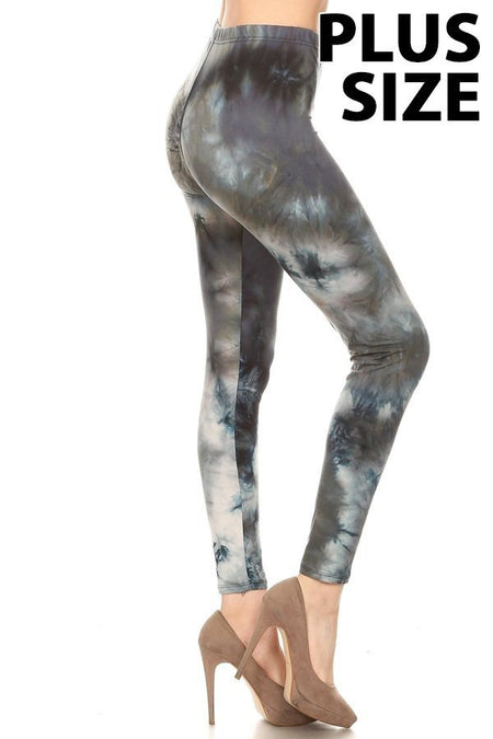 sueded solid legging