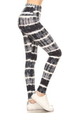 sueded high waist baileys tye dye legging