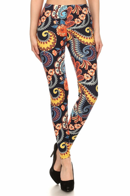 sueded solid legging