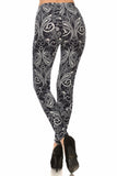 sueded paisley legging