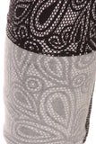 sueded flutter legging