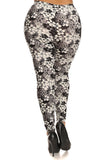 sueded grey passion legging plus