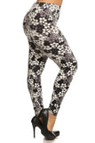 sueded grey passion legging plus