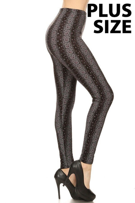 sueded wild cheetah legging plus