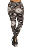 sueded elsa blossom legging plus