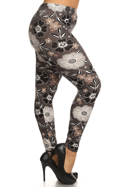sueded elsa blossom legging plus