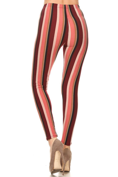 sueded rustic strips legging