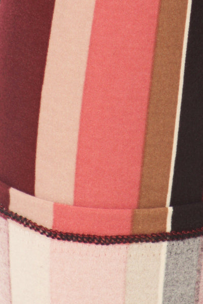 sueded rustic strips legging