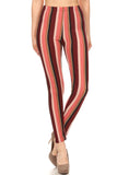 sueded rustic strips legging