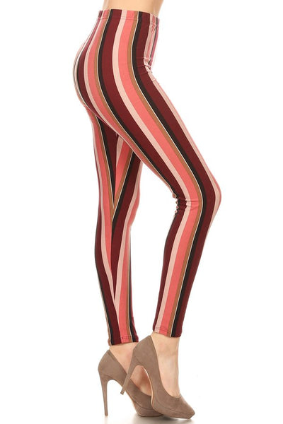 sueded rustic strips legging