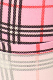 sueded pink plaid legging