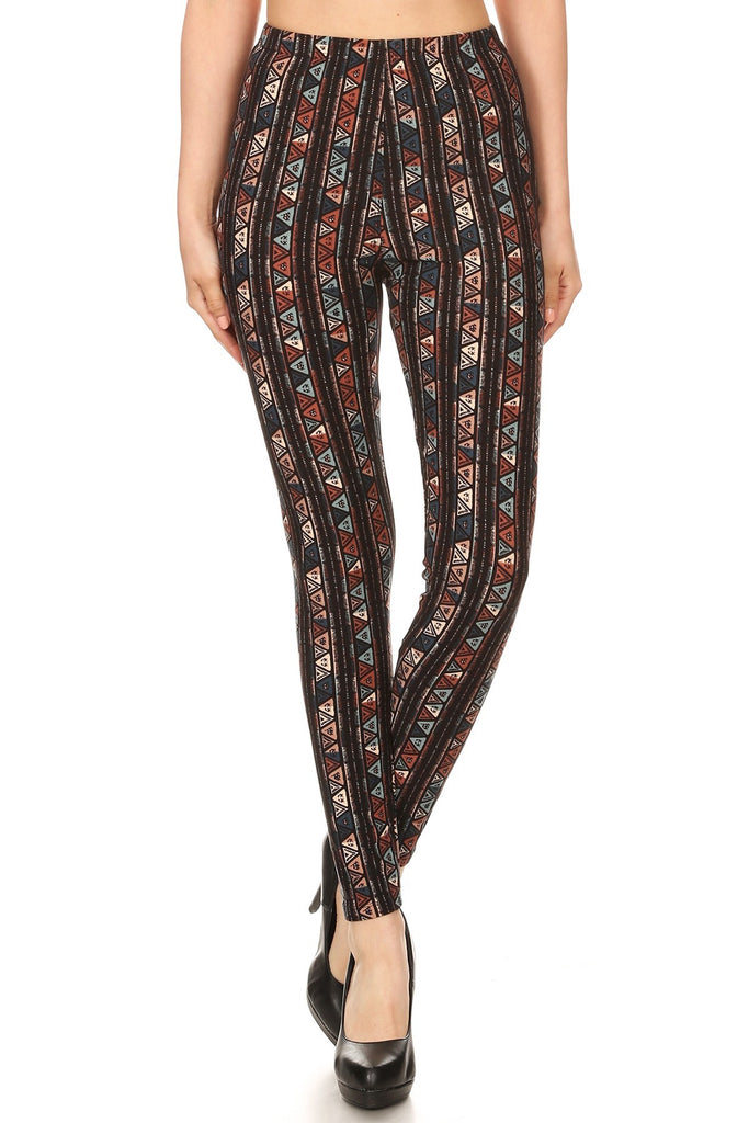 sueded tribal diamond legging
