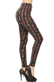 sueded tribal diamond legging