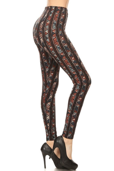 sueded tribal diamond legging