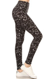 sueded high waist star-lette legging