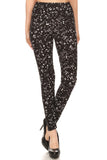 sueded star-lette legging