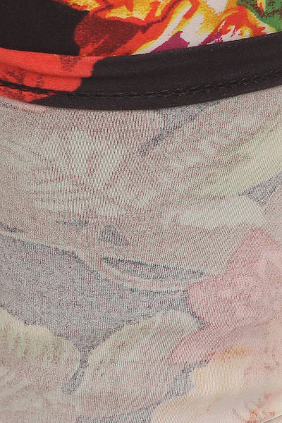sueded fall blooms legging