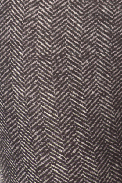 sueded high waist classic harringbone legging