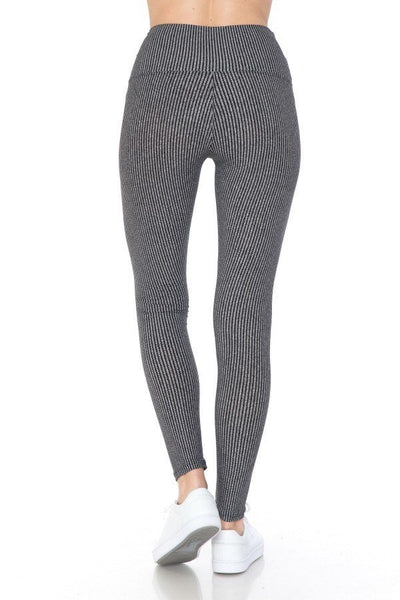 sueded high waist fine herringbone legging