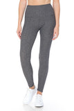 sueded high waist fine herringbone legging