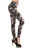 sueded butterfly parade legging