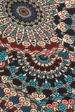 sueded high waist boho burst legging