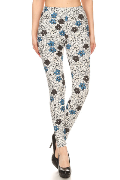 sueded doris daisies legging