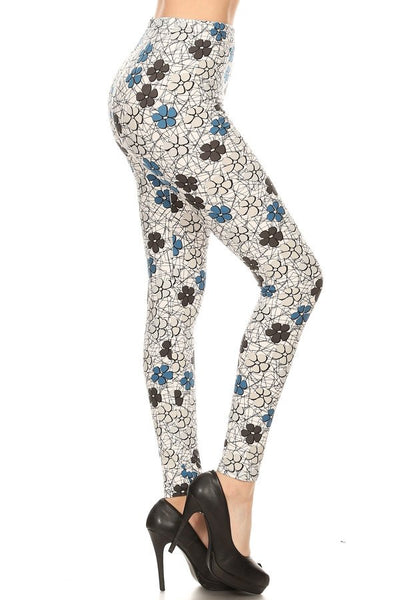 sueded doris daisies legging